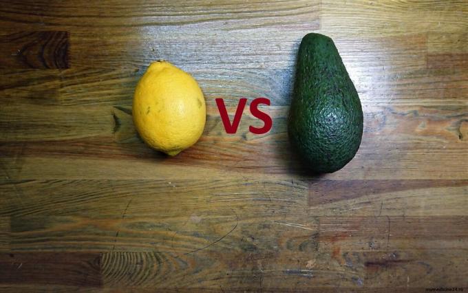 Mikä on enemmän hyötyä itse asiassa - sitruuna tai avokado?