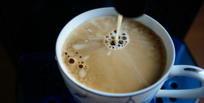 Maitokahvi - kahvi maidon kanssa
